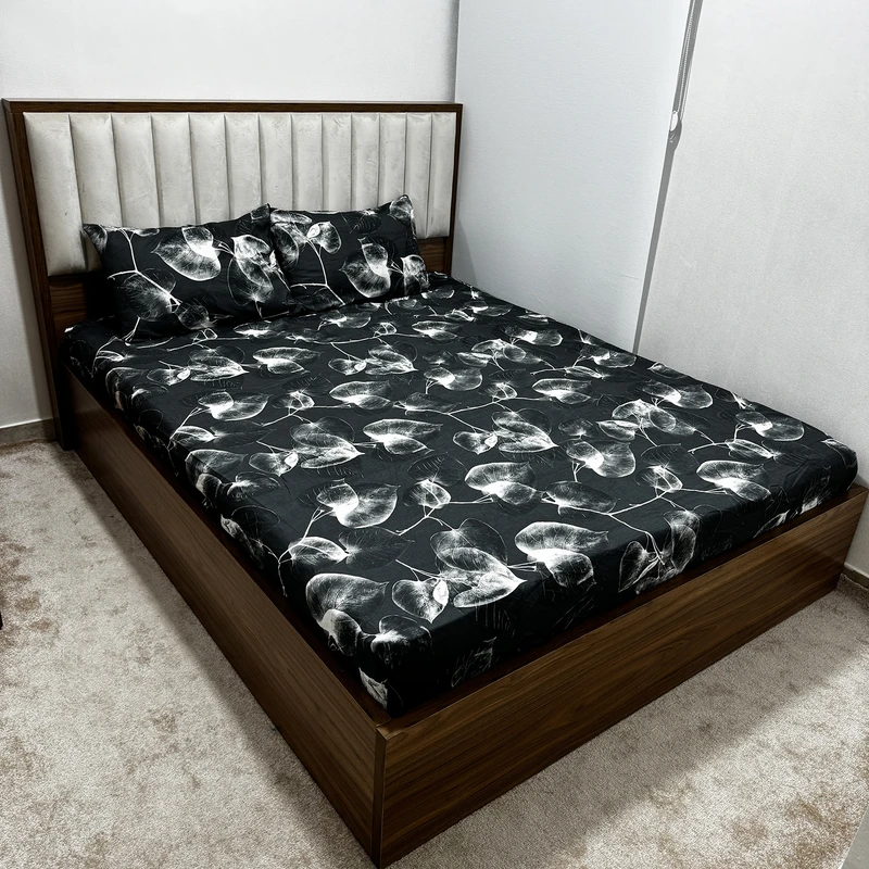 سرویس ملحفه ناتوسا مدل برکه کد 160 دو نفره سه تکه