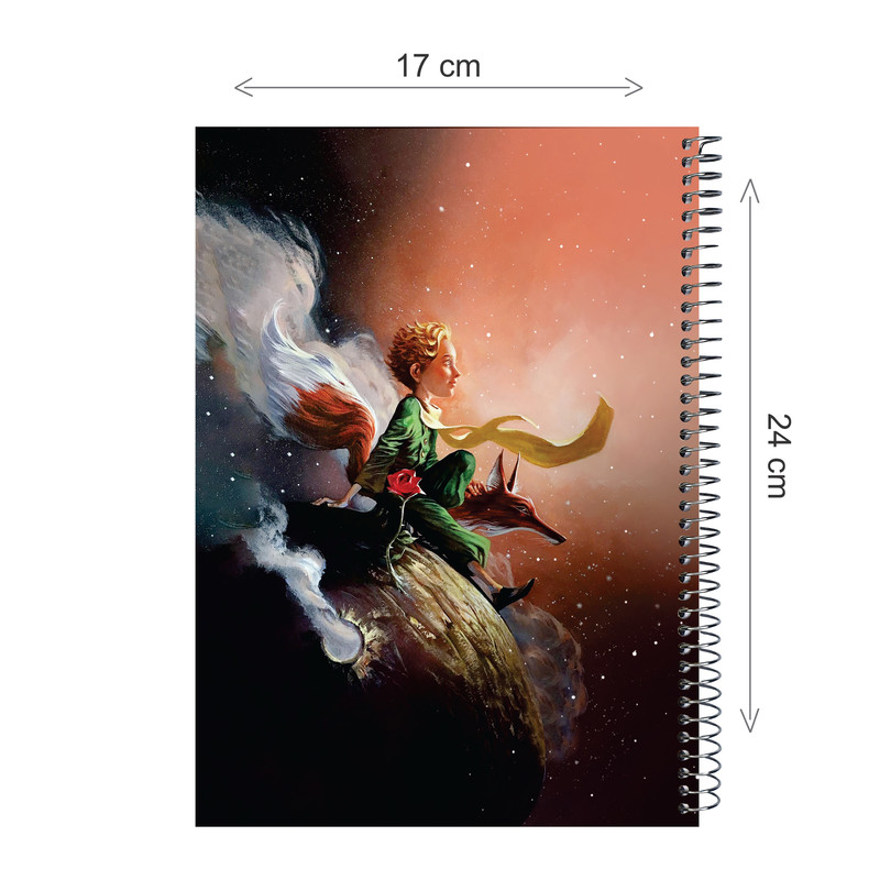 دفتر پدیده نقش مدل تحصیلی شازده کوچولو کد 02 به همراه تخته شاسی