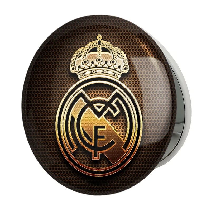 آینه جیبی خندالو طرح باشگاه رئال مادرید مدل تاشو کد 26371 