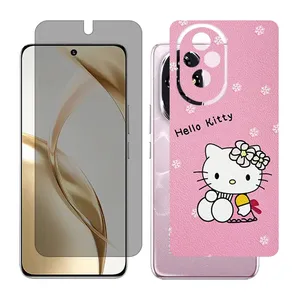 Glass Together model Privacy screen protector suitable for Honor 200 mobile phone with back cover sticker
