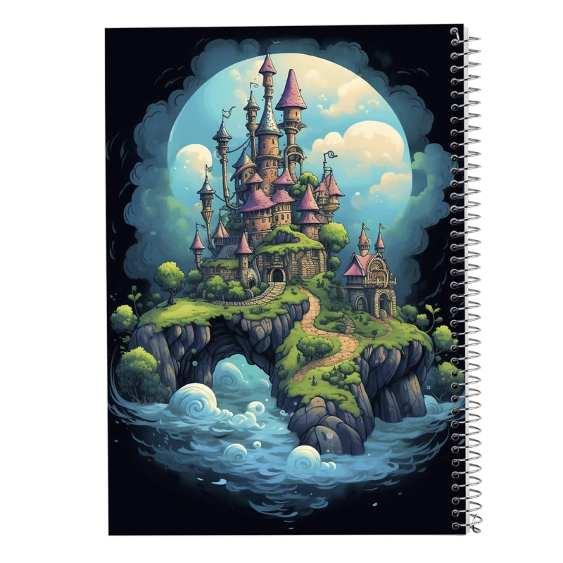 دفتر نقاشی 50 برگ مدوپد مدل Ghibli کد DF2558