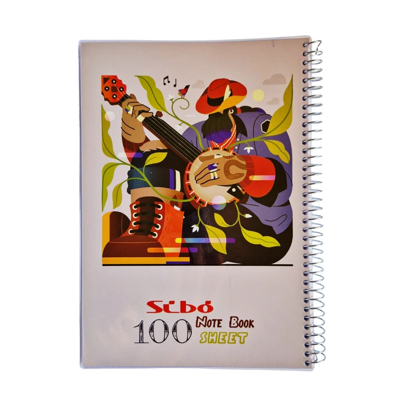 دفتر مشق 100 برگ سیبو مدل A31  تار زن