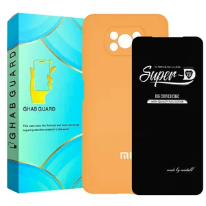 Ghab Guard SILICONSUPERD Cover With Screen Protector For Xiaomi Poco X3 / Poco X3 NFC / Poco X3 Pro