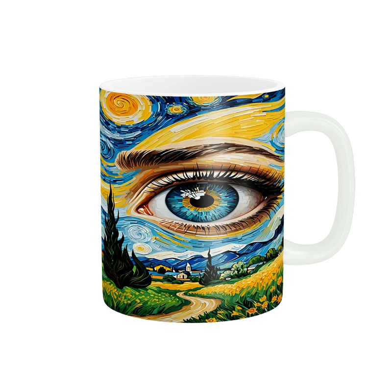 ماگ پادآفرین مدل شب های پرستاره ونگوگ کد p9705