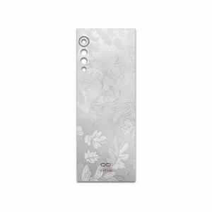 MAHOOT Silver-Wildflower Cover Sticker for LG Velvet 5G