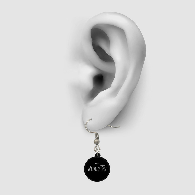 گوشواره زنانه ناکسیگو مدل شب تاب طرح Wednesday کد ES7299 مجموعه 2 عددی گوشواره زنانه ناکسیگو مدل شب تاب طرح Wednesday کد ES7299 مجموعه 2 عددی