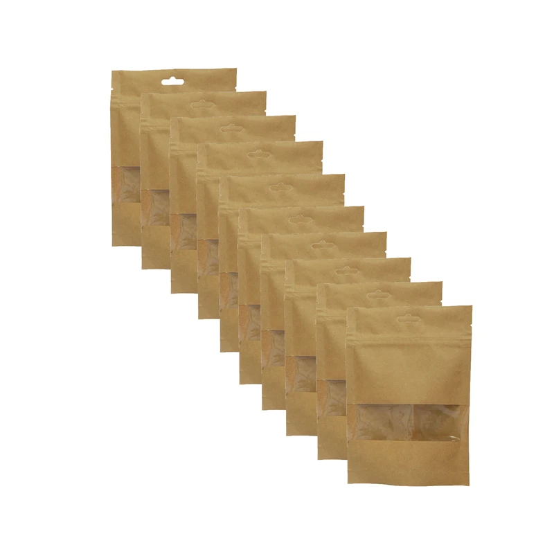 پاکت زبپ دار مدل کرافت کاهی 1318 مجموعه 10 عددی