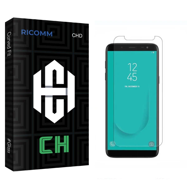 محافظ صفحه نمایش شیشه ای ریکام مدل CH glass مناسب برای گوشی موبایل سامسونگ Galaxy J6 Plus