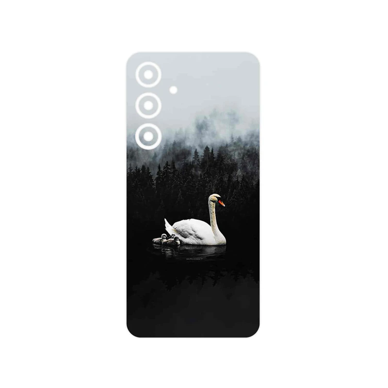 برچسب پوششی ماهوت مدل Swan_Lake مناسب برای گوشی موبایل سامسونگ Galaxy S24 FE