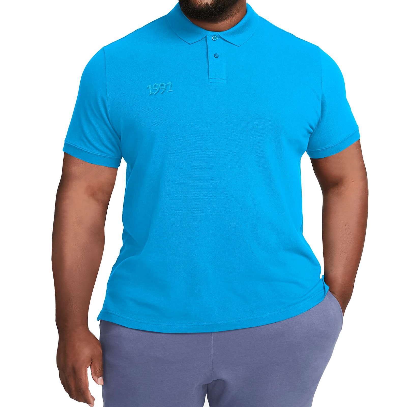  پولوشرت آستین کوتاه ورزشی مردانه نوزده نودیک مدل POL1923 B -  - 24