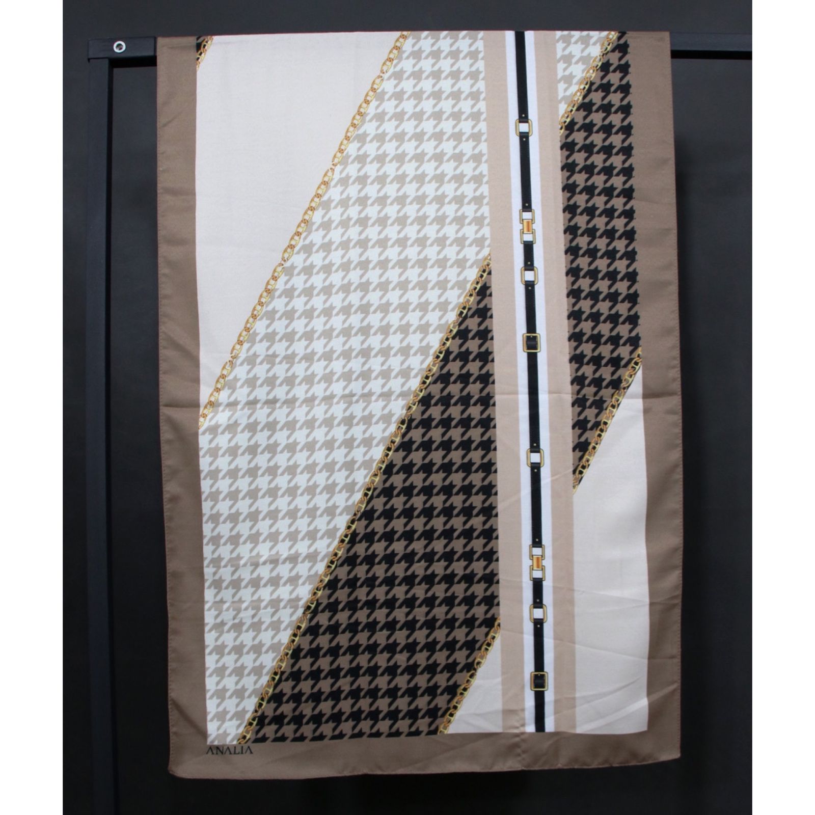 شال زنانه مدل موهر طرح پیچازی کد 2762 - - 8