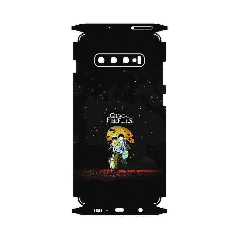 برچسب پوششی ماهوت مدل Grave of the Fireflies-FullSkin مناسب برای گوشی موبایل سامسونگ Galaxy S10 Plus