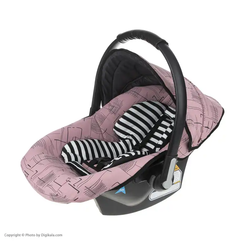 ست کالسکه و کریر دلیجان کد 002 به همراه روروئک و ساک لوازم کودک