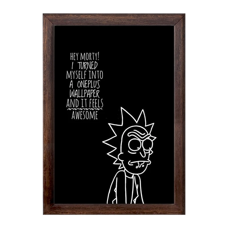 تابلو خندالو طرح ریک (Rick) کد F1070