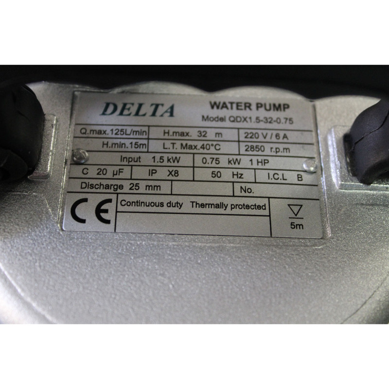 پمپ کف کش دلتا مدل QDX 1.5-32-0.75