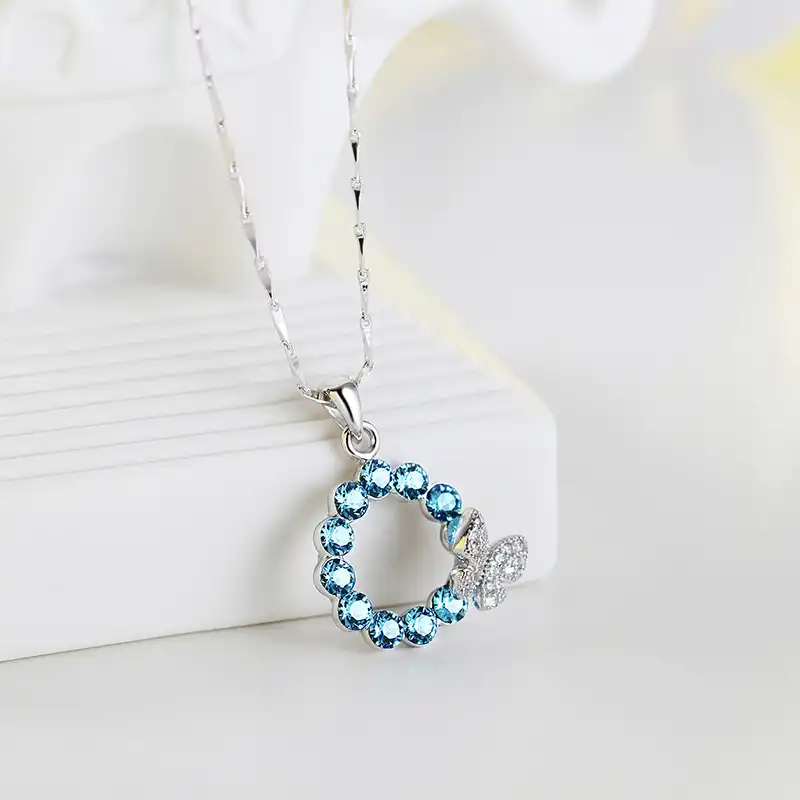 گردنبند نقره زنانه شهر جواهر مدل SJ-N030