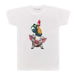 تی شرت بچگانه پرمانه طرح موانا کد pmt.1922