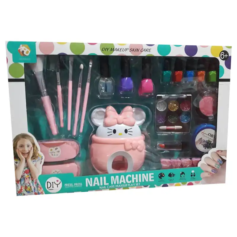 ست اسباب بازی لوازم آرایشی مدل استمپر ناخن کیتی