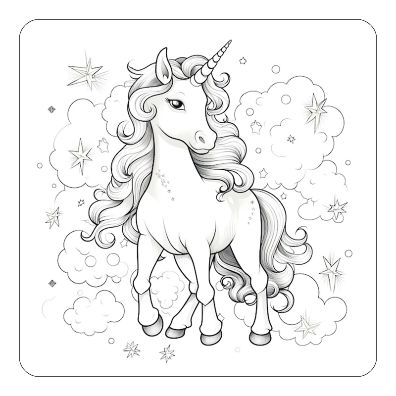 مگنت کاکتی طرح اسب تک شاخ و یونیکورن مدل mp32545