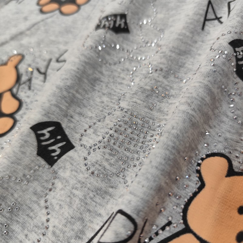 ست سویشرت و شلوار زنانه مدل ملانژ کد 17