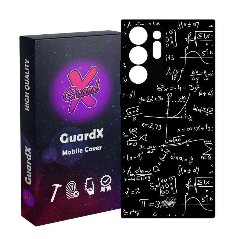 کاور گارد ایکس طرح ریاضی مدل Glass10528 مناسب برای گوشی موبایل سامسونگ Galaxy Note 20 Ultra
