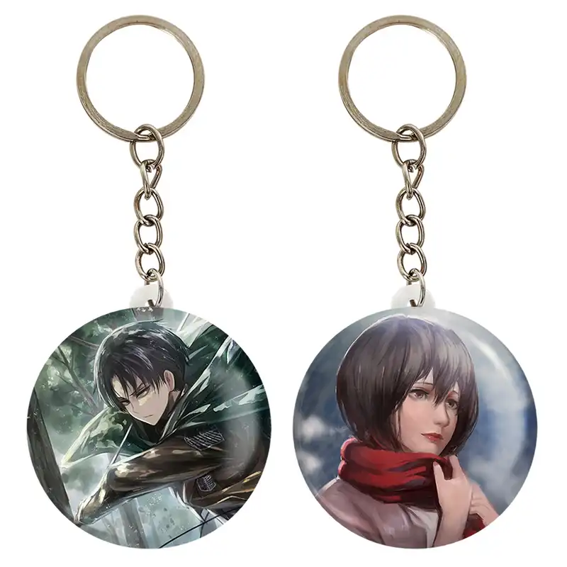 جاکلیدی خندالو مدل لیوای انیمه اتک آن تایتان کد 1862518617 مجموعه 2 عددی