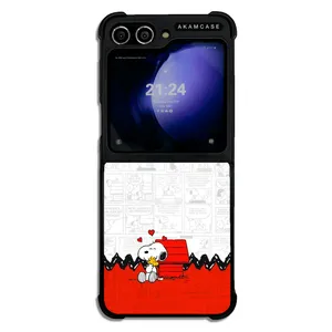 AKAM AMC-WSGZFLIP5-SNOOPY-19 Cover For Samsung Galaxy Z Flip 5