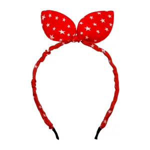 تل مو دخترانه مدل خرگوشی طرح ستاره كد PRC178