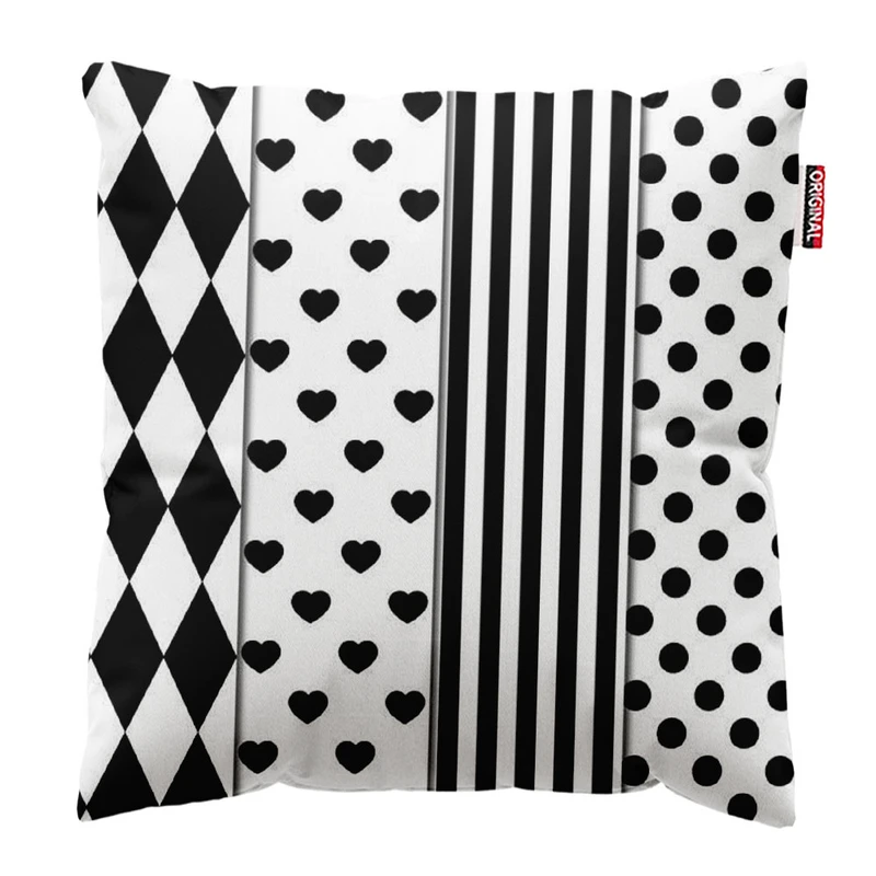 کوسن پاد آفرین طرح قلب سایز 30*30 سانتی متر
