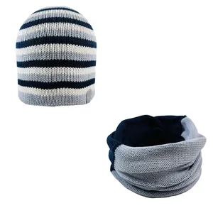 ست کلاه و شال گردن بافتنی اندلس مدل 20093