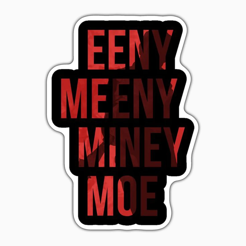 استیکر لپ تاپ و موبایل بووم طرح سریال Walkind Dead مدل Negan Eeny کد FR53