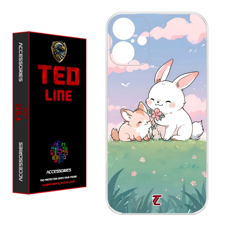 کاور تدلاین طرح خرگوش کد 1184 مناسب برای گوشی موبایل اپل Iphone 16