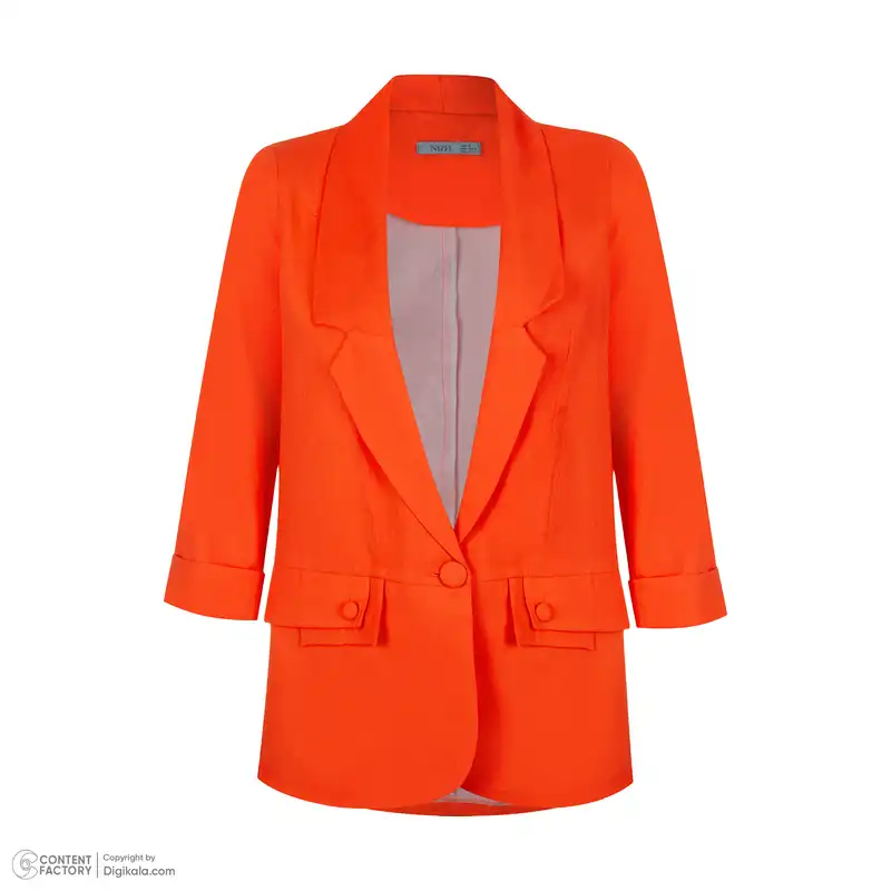 مانتو کتی زنانه نیزل مدل 0227-016 رنگ نارنجی