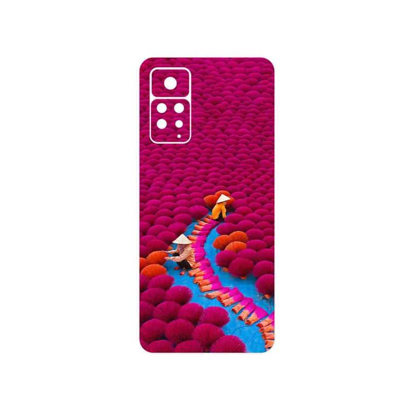 برچسب پوششی ماهوت مدل Vietnam Incense Wood Farms مناسب برای گوشی موبایل شیائومی Redmi Note 11 Pro Plus 5G (India)
