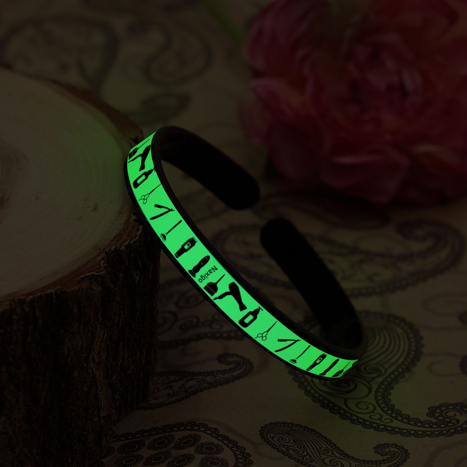 دستبند ناکسیگو طرح آرایشگری مدل BR5495 -  - 3