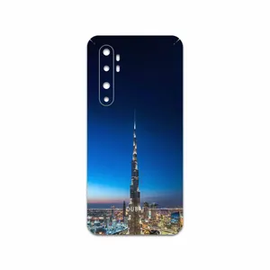MAHOOT Dubai City Cover Sticker for Xiaomi Mi Note 10 Lite