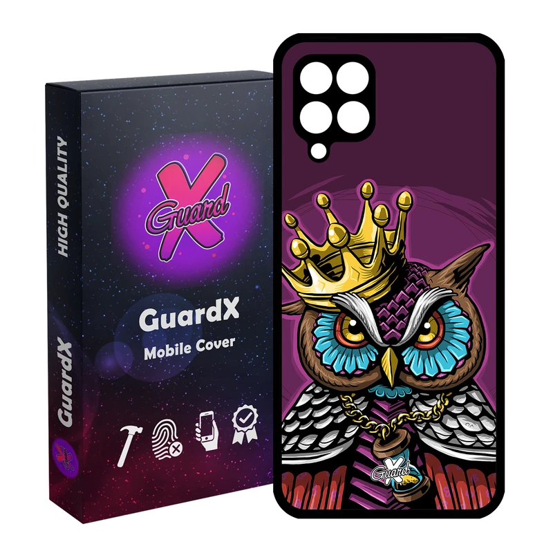 کاور گارد ایکس طرح Owl مدل Glass10081 مناسب برای گوشی موبایل سامسونگ Galaxy A22 4G