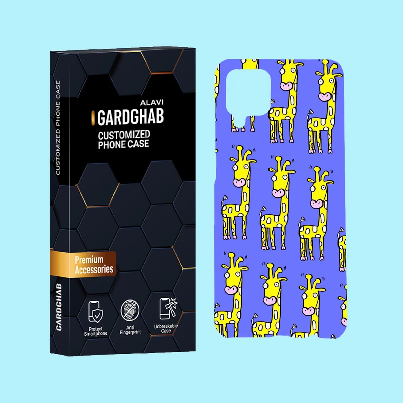 کاور گارد قاب علوی مدل پترن  فانتزی مناسب برای گوشی  موبایل سامسونگ Galaxy A12