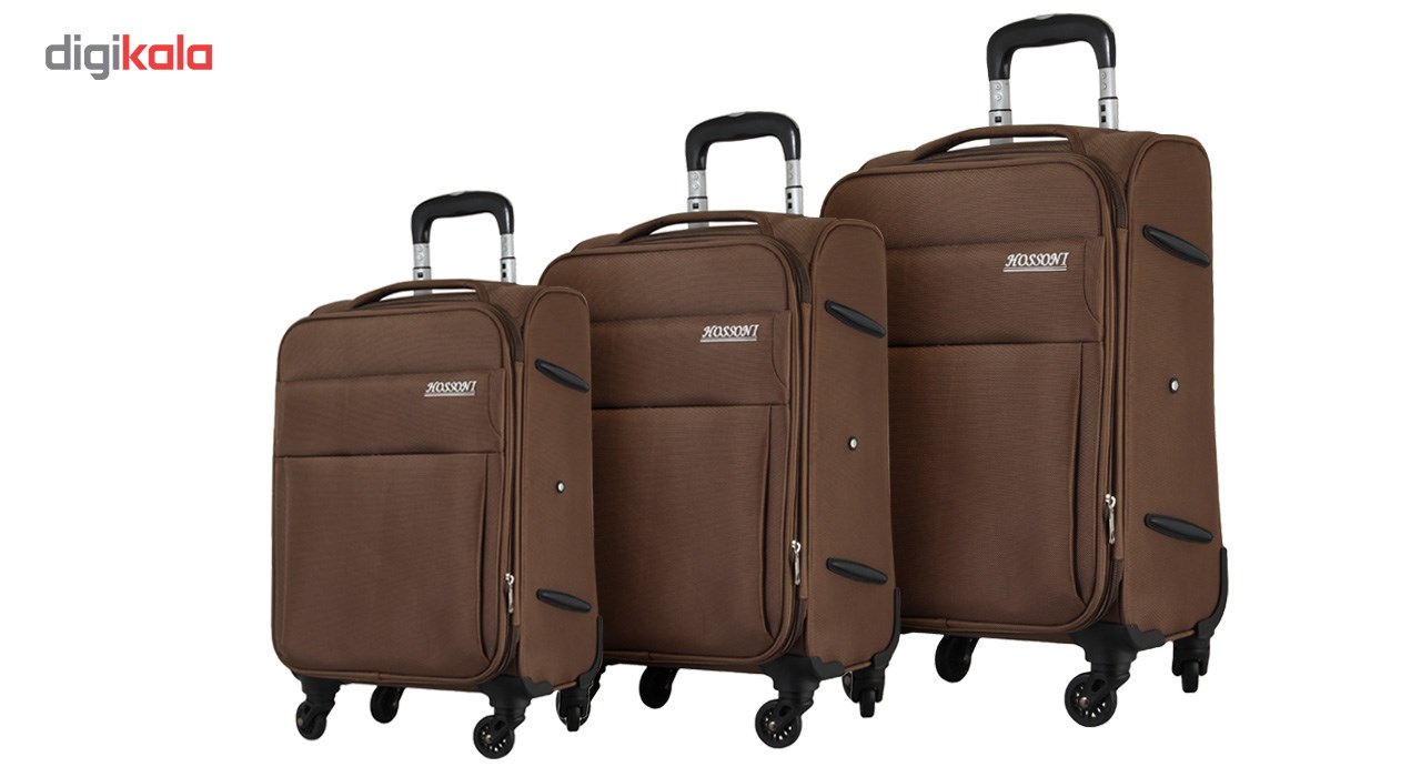 مجموعه سه عددی چمدان هوسنی مدل 3-8020