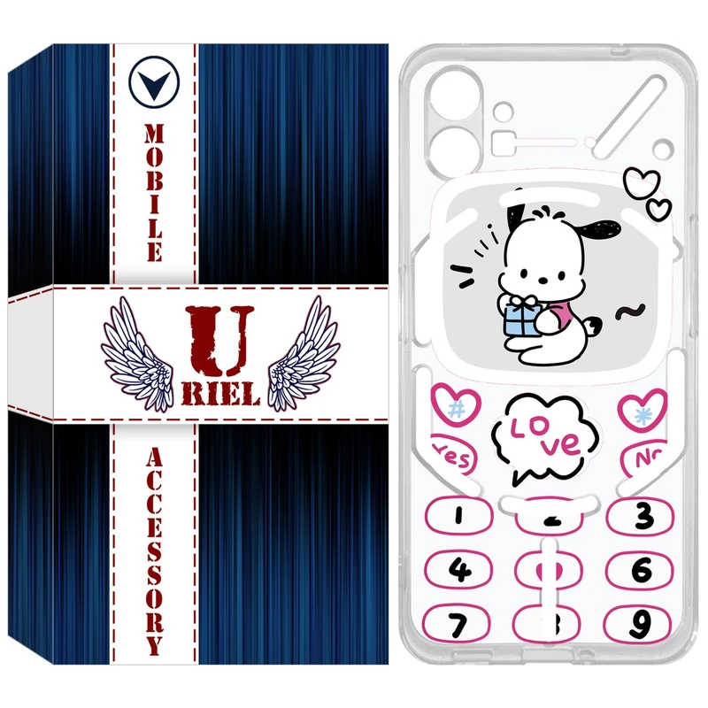 کاور یوریل مدل Clear کد 16 طرح موبایلی مناسب برای گوشی موبایل ناتینگ فون Nothing Phone 1