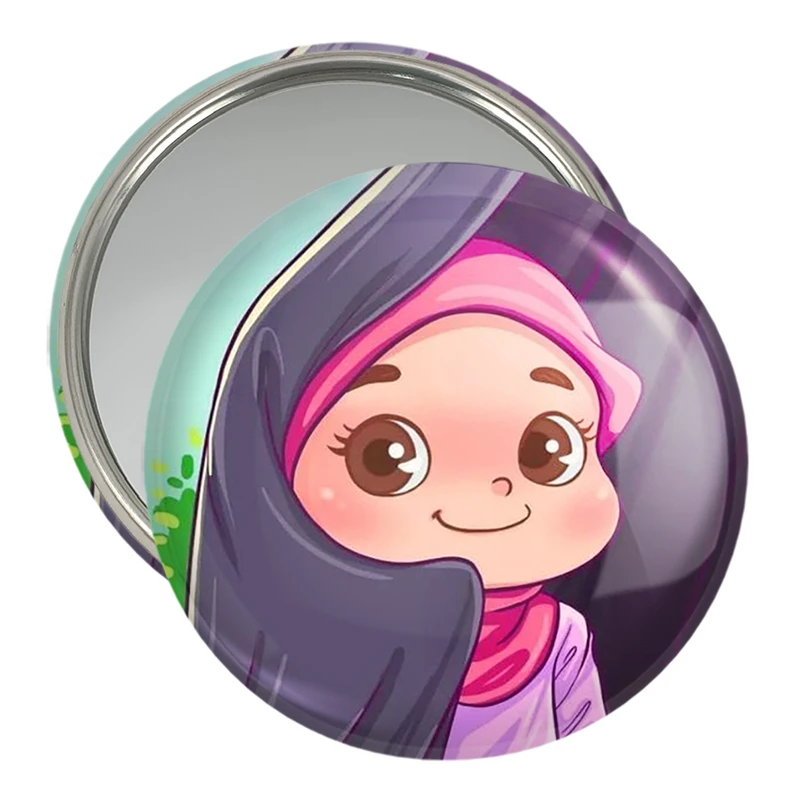 آینه جیبی خندالو مدل دخترانه باحجاب کد 26015