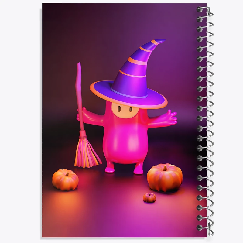 دفتر مشق 50 برگ خندالو طرح بازی فال گایز (Fall Guys) کد 32803