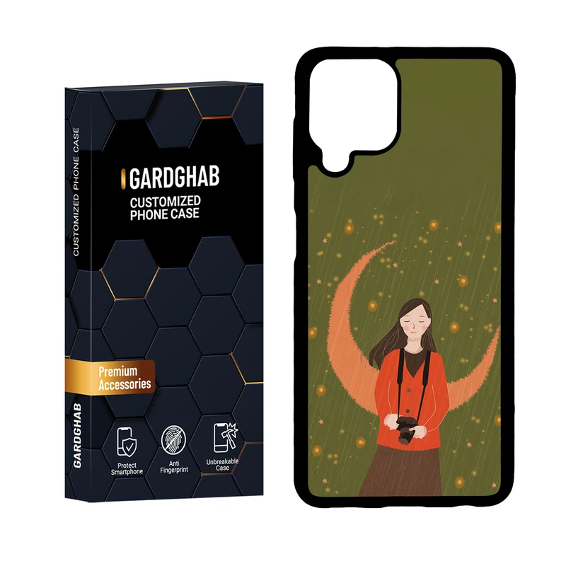   کاور گارد قاب مدل دورژله ای دخترانه مناسب برای گوشی موبایل سامسونگ Galaxy A22 4G