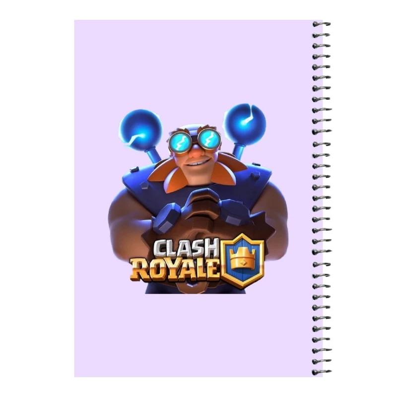 دفتر مشق 80 برگ اس جی مدل کلش رویال کد۲۱   