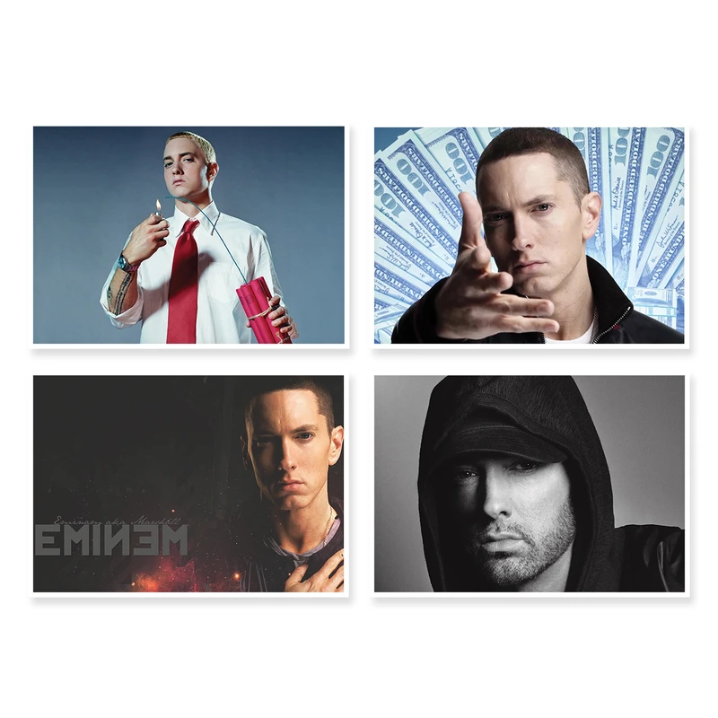 پوستر طرح Eminem کد A-1714 مجموعه 4 عددی