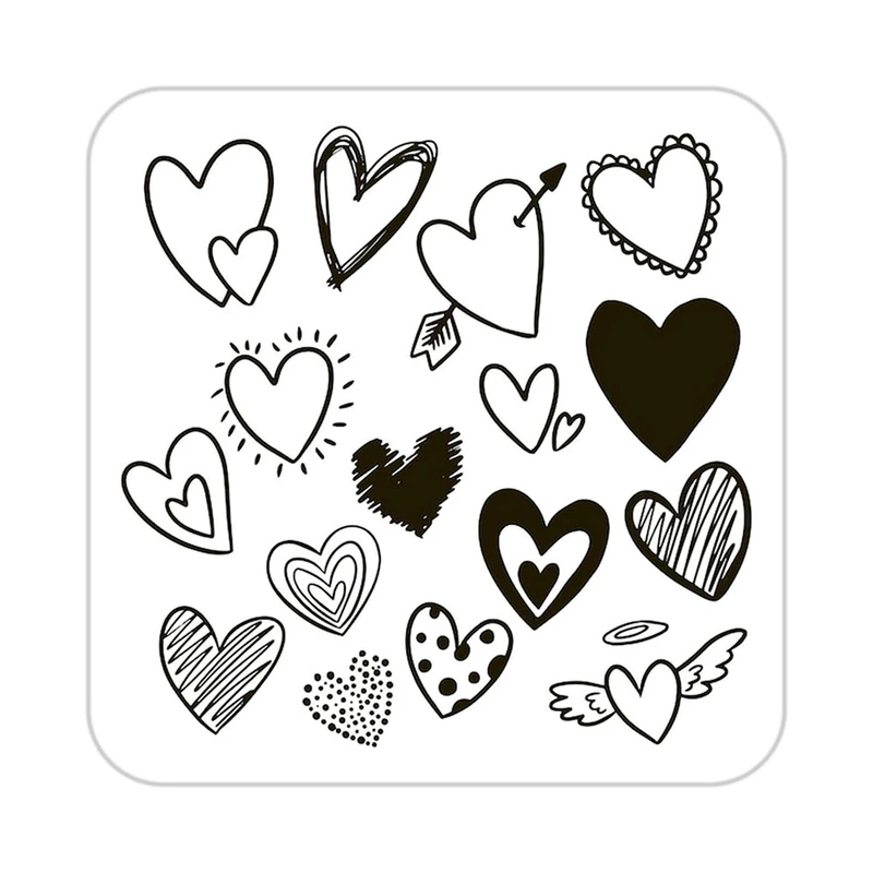 زیر لیوانی کاکتی طرح عاشقانه مدل mp37806