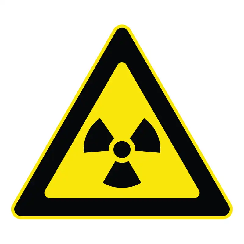 استیکر مدل خطر رادیو اکتیو کد 1456