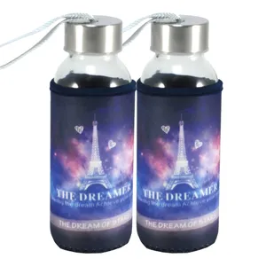 بطری آب ایفل مدل Glass Bottle 3  مجموعه دو عددی