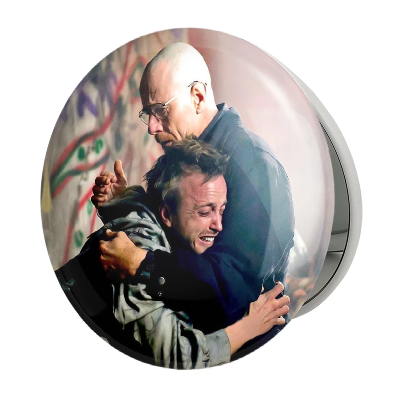 آینه جیبی خندالو طرح سریال بریکینگ بد Breaking Bad مدل تاشو کد 3169 