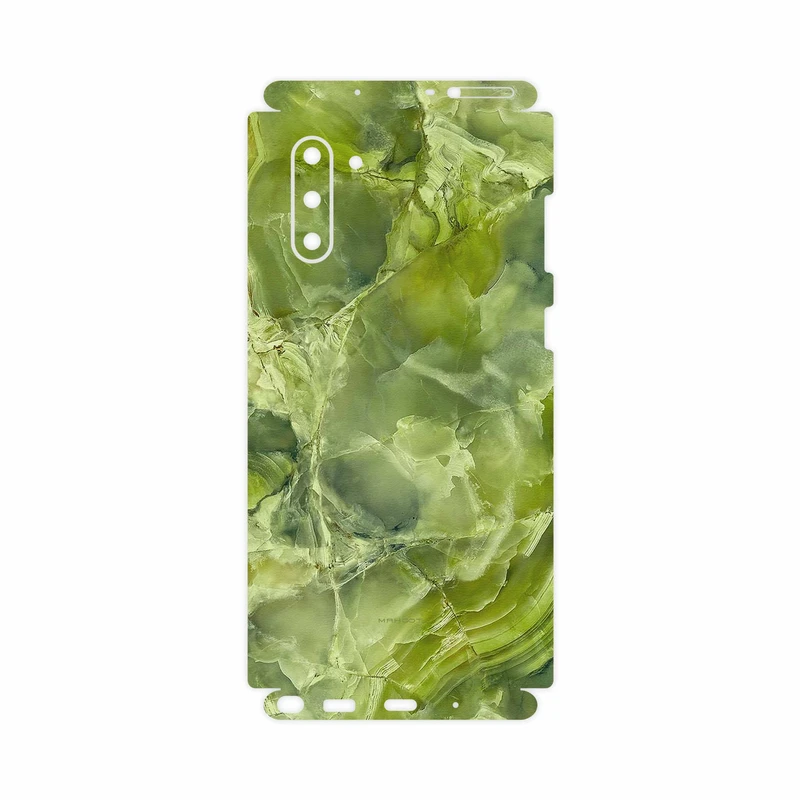 برچسب پوششی ماهوت مدل Green Crystal Marble-FullSkin مناسب برای گوشی موبایل سامسونگ Galaxy Note 10